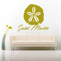 Saint Martin Sand Dollar Vinyl Wall Decal Sticker