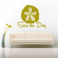 Sand Dollar Seas The Day Vinyl Wall Decal Sticker