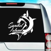 Sanibel Island Florida Hammerhead Shark_1 Vinyl Car Window Decal Sticker
