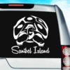 Sanibel Island Gopher Tortoise Vinyl Car Window Decal Sticker