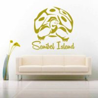 Sanibel Island Gopher Tortoise Vinyl Wall Decal Sticker