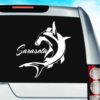 Sarasota Florida Hammerhead Shark_1 Vinyl Car Window Decal Sticker