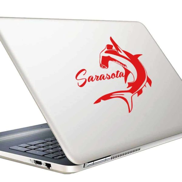 Sarasota Florida Hammerhead Shark_1 Vinyl Laptop Macbook Decal Sticker