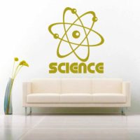 Science Atom Vinyl Wall Decal Sticker