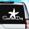 Starfish Seas The Day Vinyl Car Window Decal Sticker