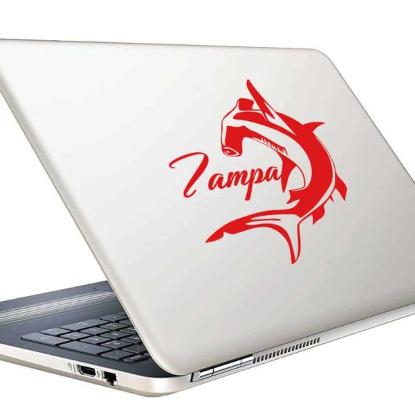Tampa Florida Hammerhead Shark_1 Vinyl Laptop Macbook Decal Sticker
