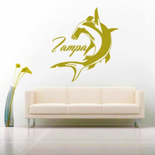 Tampa Florida Hammerhead Shark_1 Vinyl Wall Decal Sticker