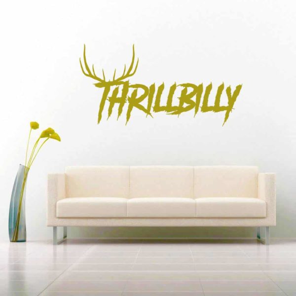 Thrillbilly Antlers_1 Vinyl Wall Decal Sticker