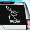 Thrillbilly Deer Head Buck Hunting_1 Vinyl Car Window Decal Sticker