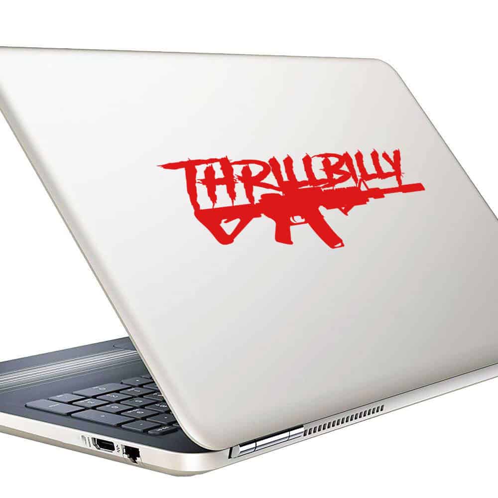 Thrillbilly Machine Gun_1 Vinyl Laptop Macbook Decal Sticker Thrillbilly Machine Gun_1 Vinyl Laptop Macbook Decal Sticker