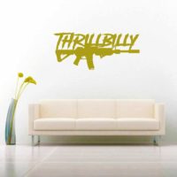 Thrillbilly Machine Gun_1 Vinyl Wall Decal Sticker