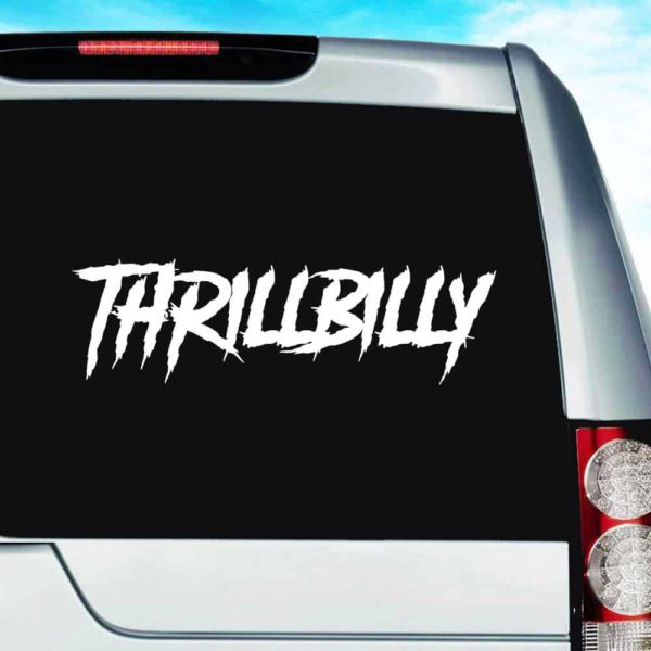 Thrillbilly_1 Vinyl Car Window Decal Sticker
