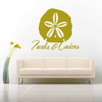 Turks And Caicos Sand Dollar Vinyl Wall Decal Sticker