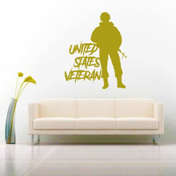 United States Veteran Soldier_1 Vinyl Wall Decal Sticker